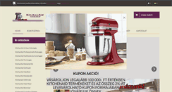 Desktop Screenshot of kitchenaidwebshop.hu